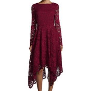 Badgley Mischka hi low dress